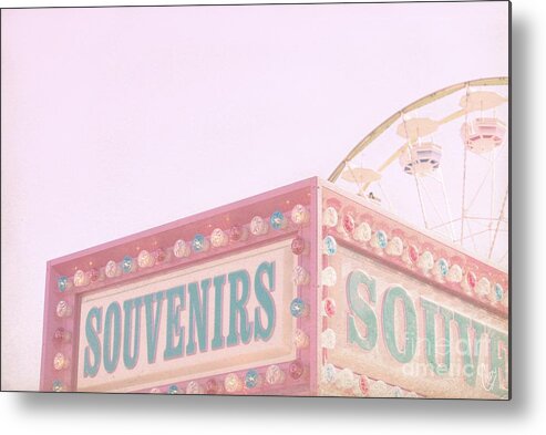 Pink Metal Print featuring the photograph Souvenirs by Cindy Garber Iverson