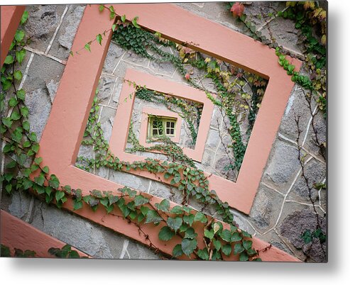 Spiral Metal Print featuring the photograph Spiral Window by Chechi Peinado