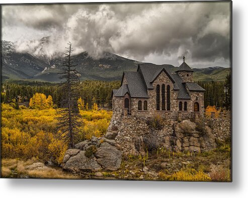 Church Metal Print featuring the photograph St. Catherine of Siena Chapel by Erika Fawcett