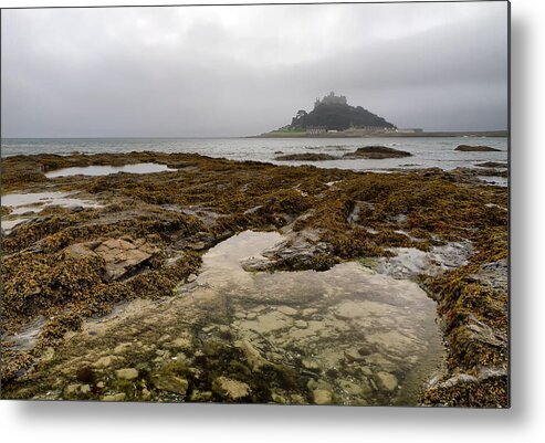 Shirley Mitchell Metal Print featuring the photograph St Michael's Mount by Shirley Mitchell