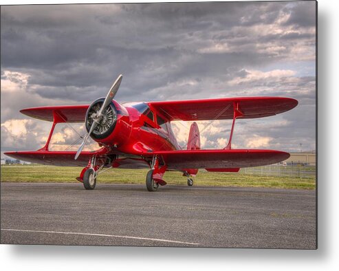 Staggerwing Metal Print featuring the photograph Staggerwing by Jeff Cook