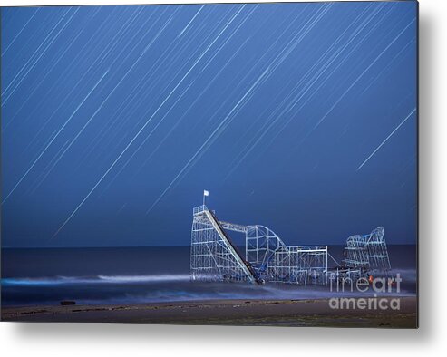 Starjet Metal Print featuring the photograph Starjet under the Stars by Michael Ver Sprill