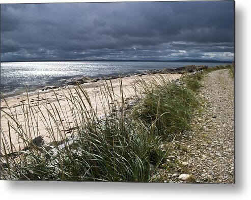 Storm Metal Print featuring the photograph Storm Arising Dornoch Beach Scotland by Sally Ross