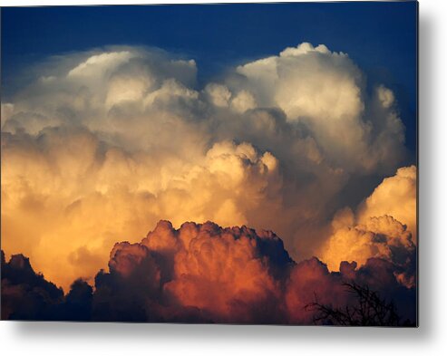 Storm Metal Print featuring the photograph Storm clouds by David Hart