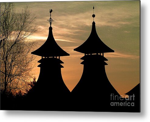 Keith Metal Print featuring the photograph Strathisla Distillery at sunset - Keith - Scotland by Phil Banks