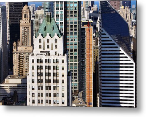 Chicago Metal Print featuring the photograph Style and Structure by Leda Robertson