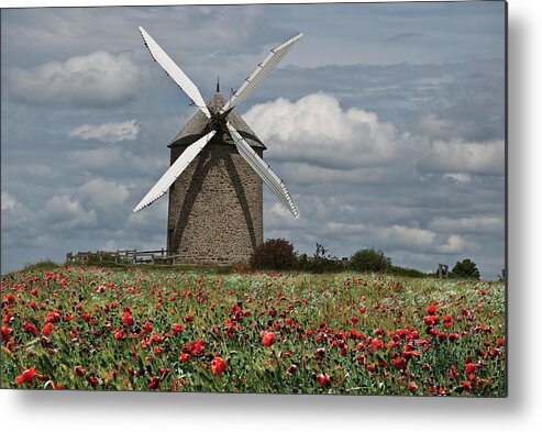 Summer Metal Print featuring the photograph Summer in the Normandy by Joachim G Pinkawa