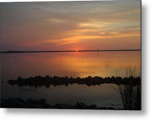 Sunrise Metal Print featuring the photograph Sun on the Horizon by Dan Williams