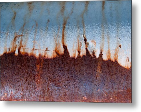 Industrial Metal Print featuring the photograph Sunrise Abstract by Jani Freimann