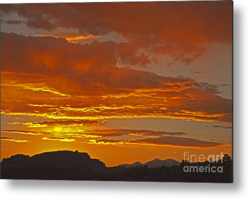 Autumn Metal Print featuring the photograph Sunrise Capitol Reef National Park by Fred Stearns
