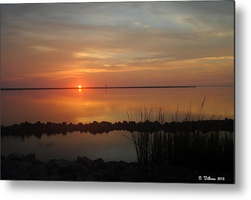 Sunrise Metal Print featuring the photograph Sunrise Reflection by Dan Williams