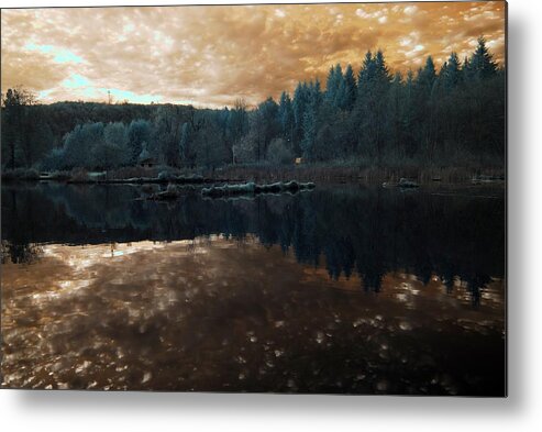Sunset Metal Print featuring the photograph Sunset by Rebecca Parker