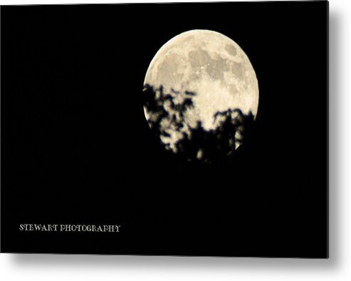 Lunar Metal Print featuring the photograph Super Moon by William Stewart