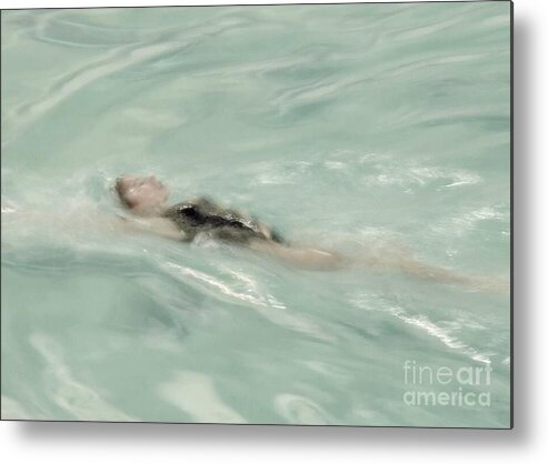 Swimmer Metal Print featuring the photograph Swimmer by Patricia Strand