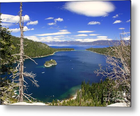 Tahoe's Emerald Bay Metal Print featuring the photograph Tahoe's Emerald Bay by Patrick Witz