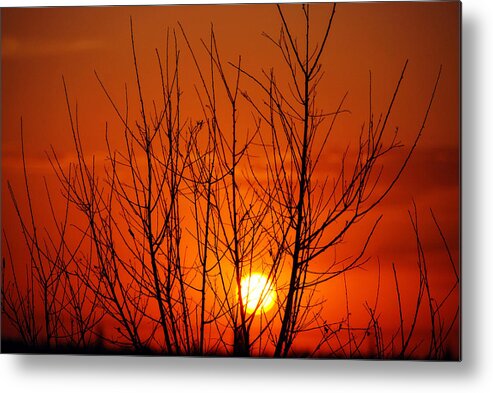 Sunset Metal Print featuring the photograph Tempo by Lorenzo Cassina