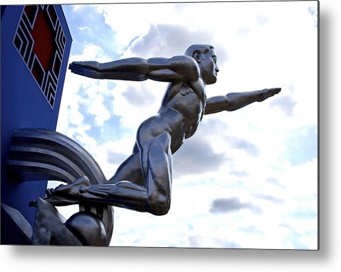 Statue Metal Print featuring the photograph Tenor by Norma Brock