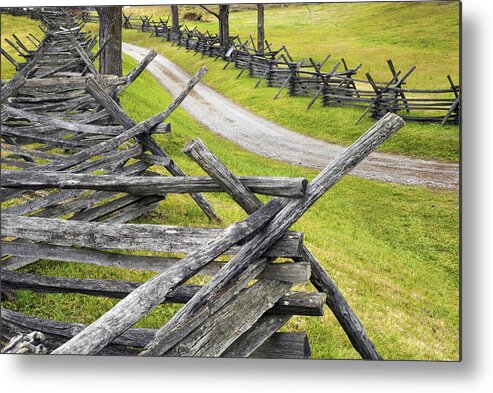 Antietam Metal Print featuring the photograph The Bloody Lane at Antietam by Paul W Faust - Impressions of Light