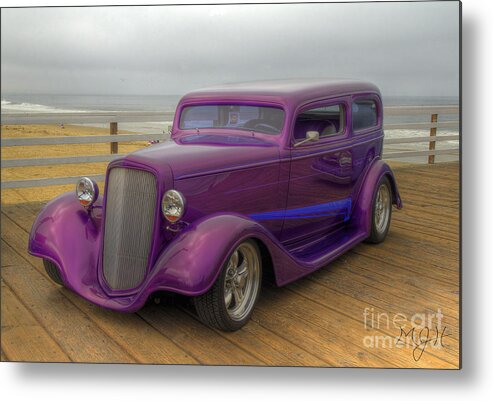 Purple Cars Metal Print featuring the photograph The Deep Purple Ride by Mathias 