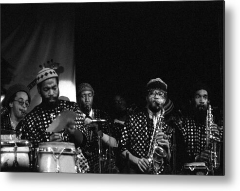 Sun Ra Arkestra Metal Print featuring the photograph The Front Line by Lee Santa