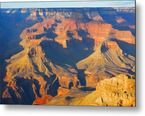 The Grand Canyon From Outer Space Metal Print featuring the photograph The Grand Canyon From Outer Space by Jpl