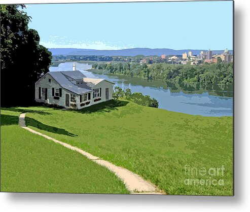 Houses Metal Print featuring the photograph The Green Grass Of Home by Geoff Crego