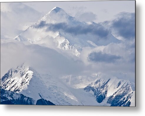 Denali Metal Print featuring the photograph The High One by Jim Cook