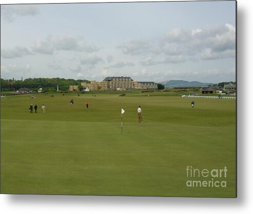 St Andrews Metal Print featuring the photograph The Old Course by Deborah Smolinske