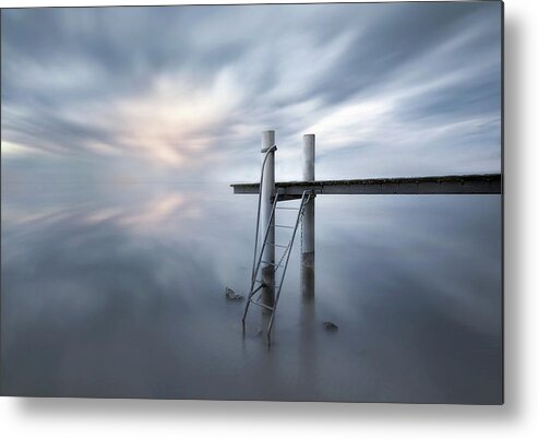 Leman Metal Print featuring the photograph The Pier by Joaquin Guerola