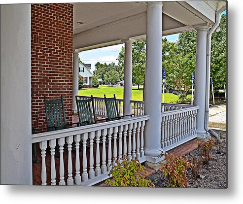 Porch Metal Print featuring the photograph The Porch by Linda Brown