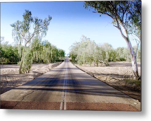 Landscapes Metal Print featuring the photograph The Road to Back of Beyond by Holly Kempe