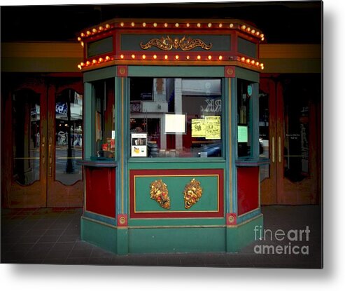  Metal Print featuring the photograph The Tivoli Edited by Kelly Awad