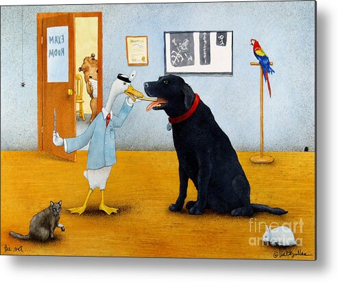 Will Bullas Metal Print featuring the painting The Vet... by Will Bullas