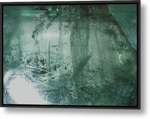 Through The Window Metal Print featuring the digital art Through the Window by Geoff Simmonds