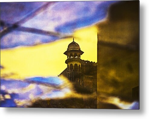 Tower Metal Print featuring the photograph Tower Reflection by Prakash Ghai