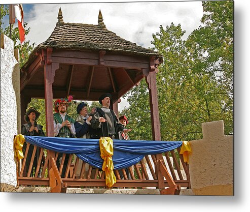Maryland Renaissance Festival Metal Print featuring the photograph Town Criers by Andy Lawless