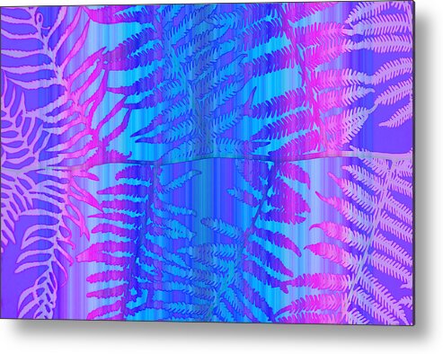 Abstract Metal Print featuring the photograph Tropical Delight by Holly Kempe