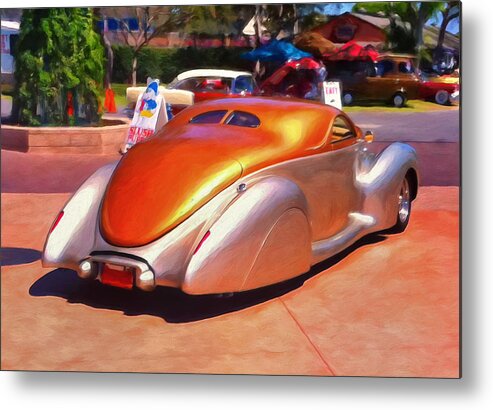Custom Cars Metal Print featuring the painting Ultimate Cruiser by Michael Pickett