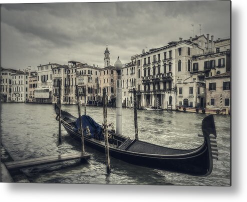 Color Efex Pro Metal Print featuring the photograph Venetian landscape by Roberto Pagani