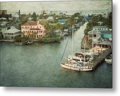 Fort Myers Beach Metal Print featuring the photograph View at Fort Myers Beach - Florida by Kim Hojnacki