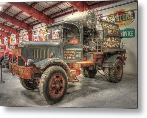 Old Metal Print featuring the photograph Vintage Mixer by J Laughlin