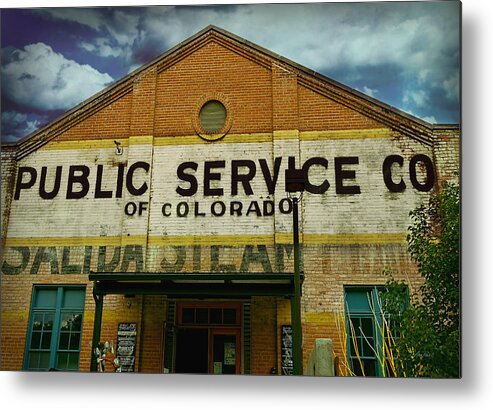 Sign Metal Print featuring the photograph Vintage Painted Sign photograph by Ann Powell