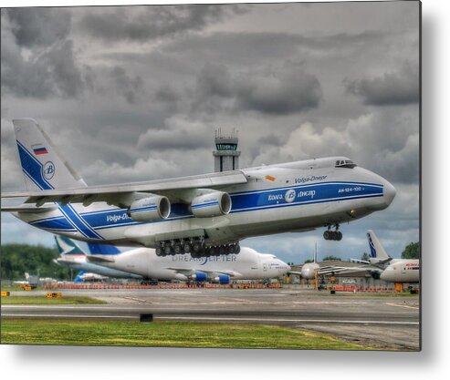 Boeing Metal Print featuring the photograph Volga-Dnepr An124 by Jeff Cook