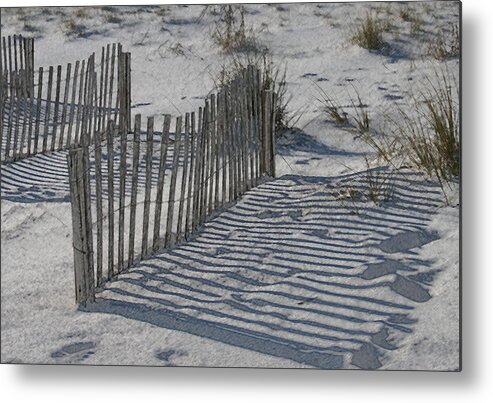 Fences Metal Print featuring the photograph Walk Around Life's Barriers by Kathleen Scanlan