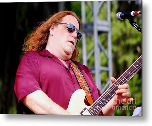 Music Metal Print featuring the photograph Warren Haynes by Angela Murray