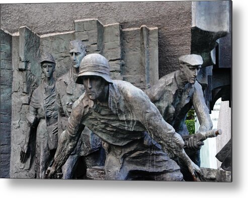Warsaw Metal Print featuring the photograph Warsaw Uprising Monument by Jacqueline M Lewis
