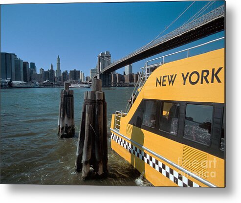 Taxi Metal Print featuring the photograph Water Taxi by Bruce Bain