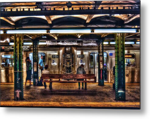 Manhattan Metal Print featuring the photograph West 4th Street Subway by Randy Aveille