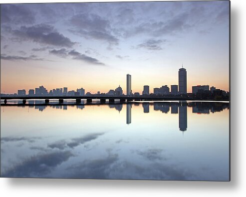 Boston Metal Print featuring the photograph Why So Quiet Boston by Juergen Roth