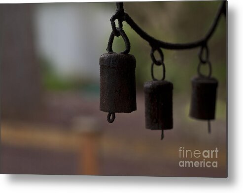 Wind Metal Print featuring the photograph Wind Chimes by Ron Roberts